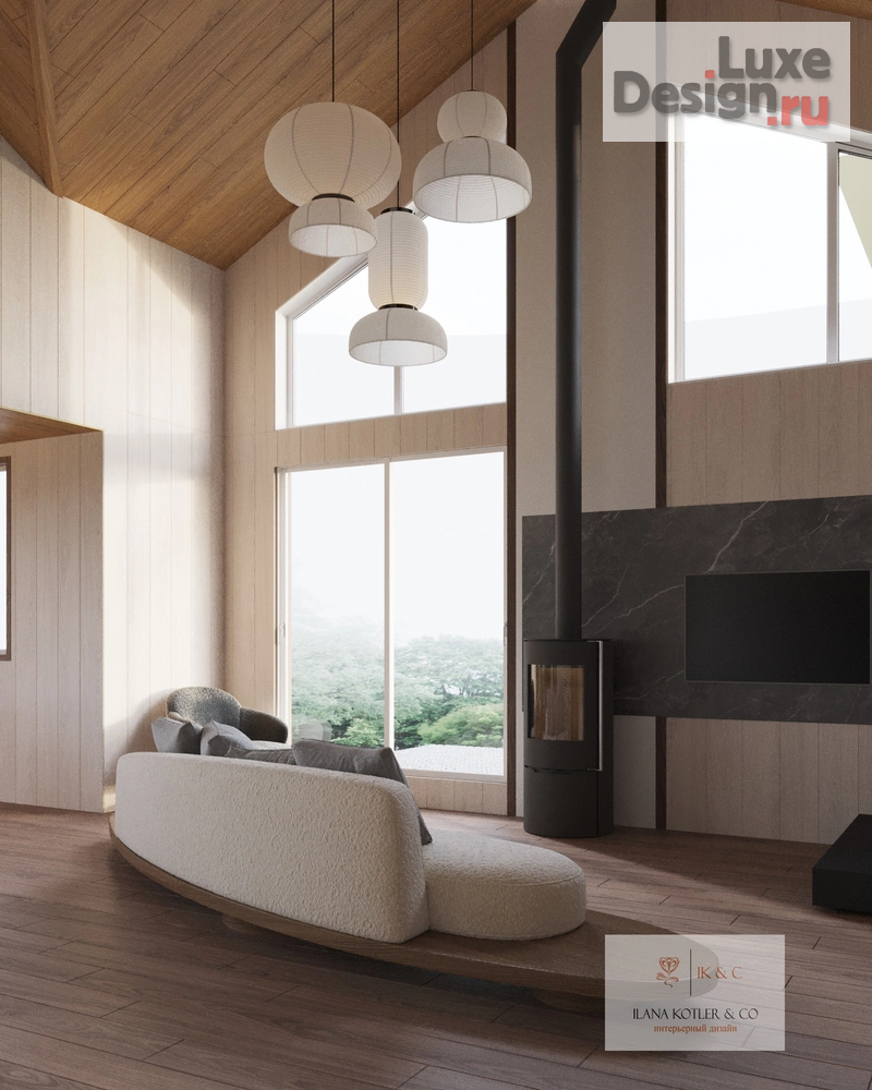 Дизайн интерьера загородного дома "загородный дом Москва" (фото 5)