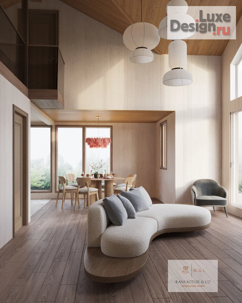 Дизайн интерьера загородного дома "загородный дом Москва" (фото 6)