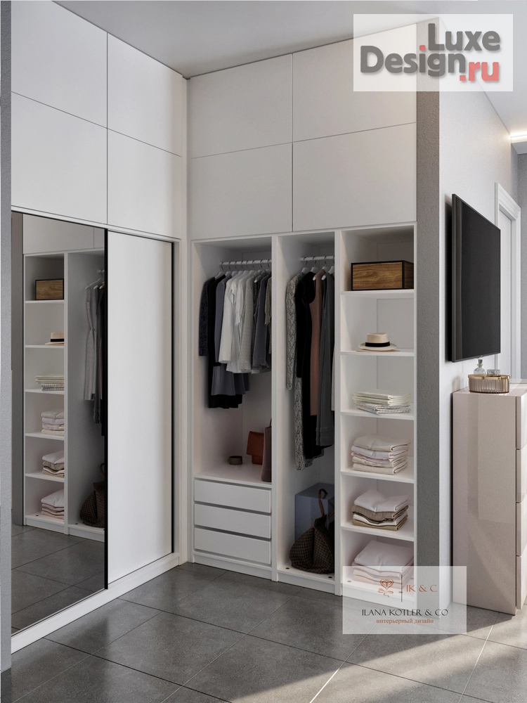 Дизайн интерьера четырехкомнатной квартиры "4-к квартира в городе Хайфа (Израиль)" (фото 4)