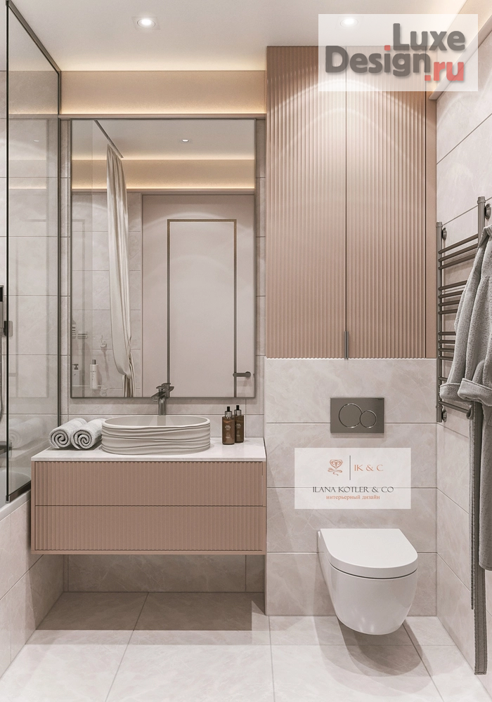 Дизайн интерьера однокомнатной квартиры "однокомнатная квартира" (фото 4)