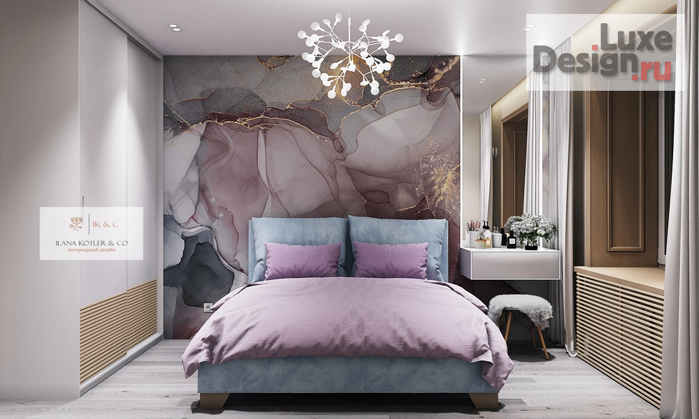 Дизайн интерьера гостиной "интерьер квартиры 80 м2 город Новосибирск" (фото 7)