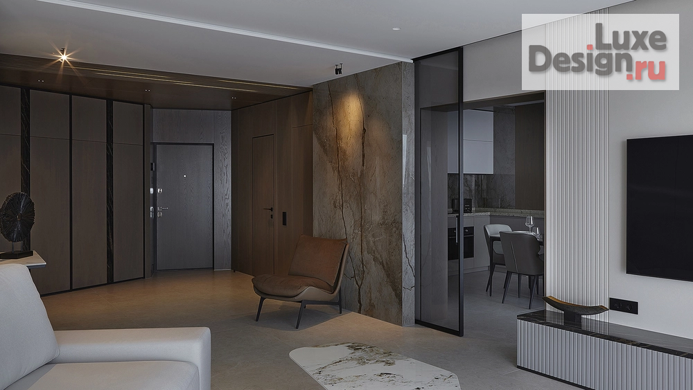 Дизайн интерьера апартаментов "Апартаменты для отдыха в стиле современного минимализма" (фото 19)