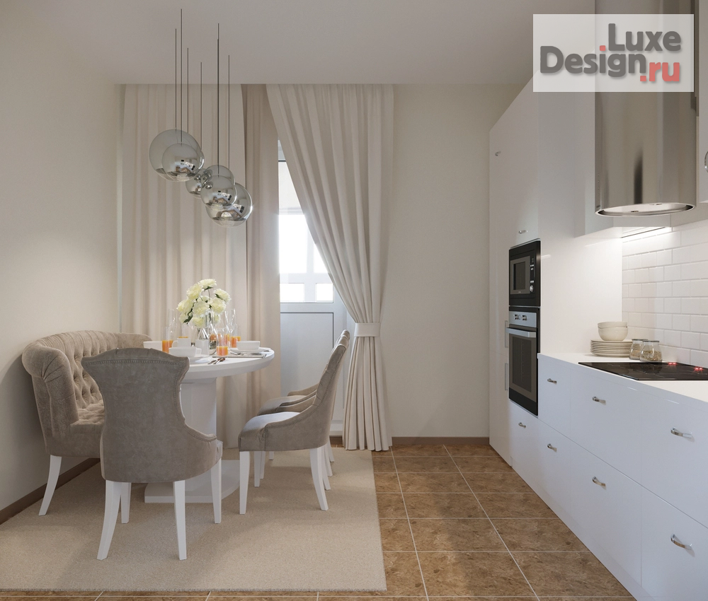 Дизайн интерьера квартиры "Проект В ЖК "Пригород Лесное"" (фото 2)