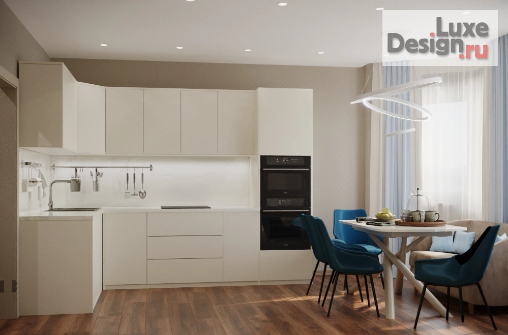 Дизайн интерьера двухкомнатной квартиры "Проект двухкомнатной квартиры" (фото 6)