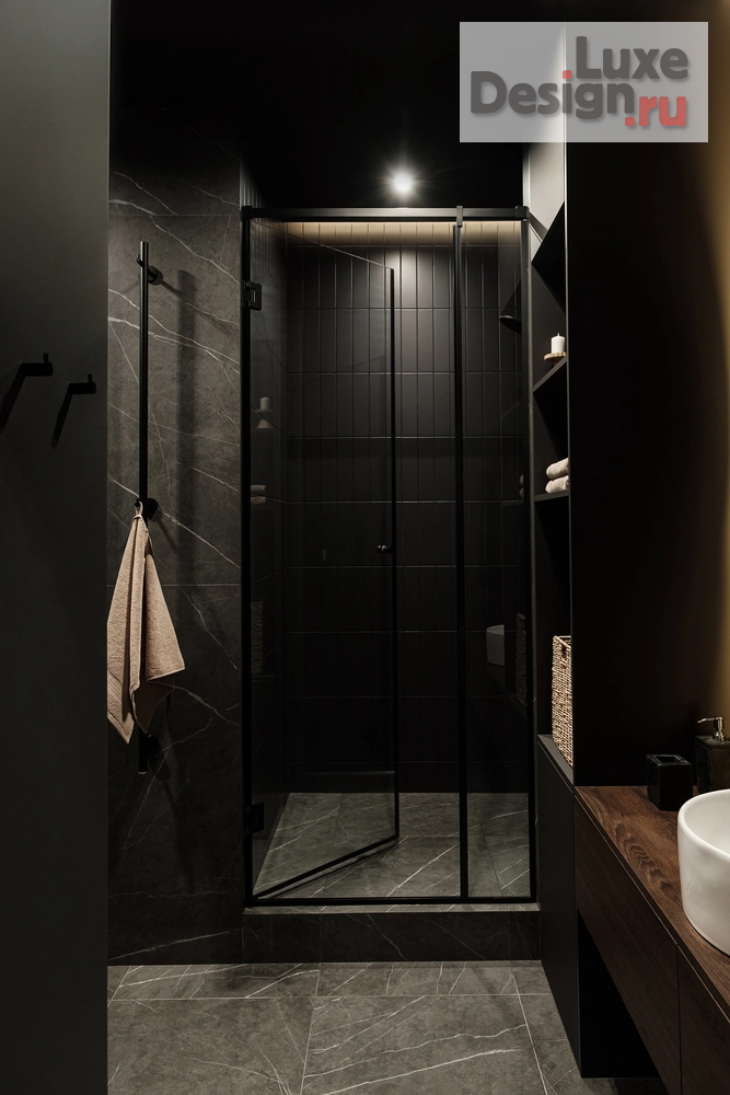 Дизайн интерьера четырехкомнатной квартиры "Дизайн интерьера четырехкомнатной квартиры "Интерьер в европейском стиле: пентхаус в центре Перми"" (фото 4)