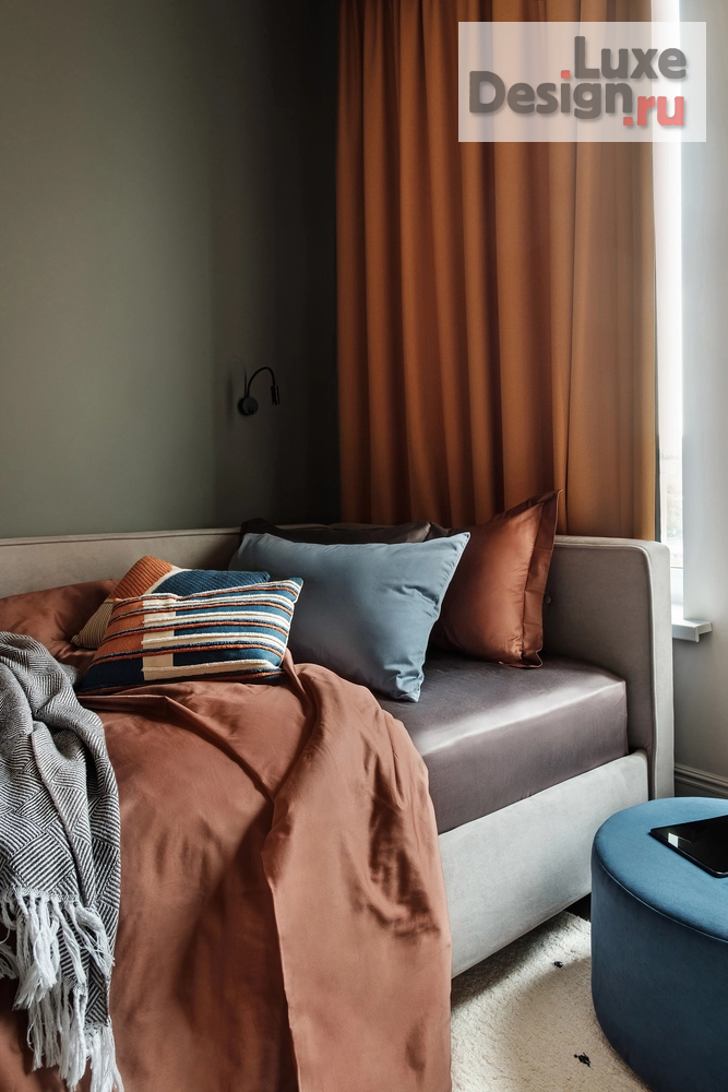 Дизайн интерьера четырехкомнатной квартиры "Дизайн интерьера четырехкомнатной квартиры "Интерьер в европейском стиле: пентхаус в центре Перми"" (фото 9)