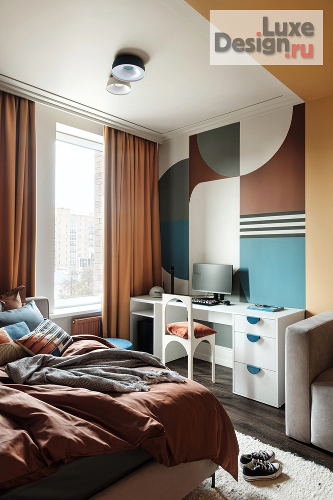 Дизайн интерьера четырехкомнатной квартиры "Дизайн интерьера четырехкомнатной квартиры "Интерьер в европейском стиле: пентхаус в центре Перми"" (фото 10)