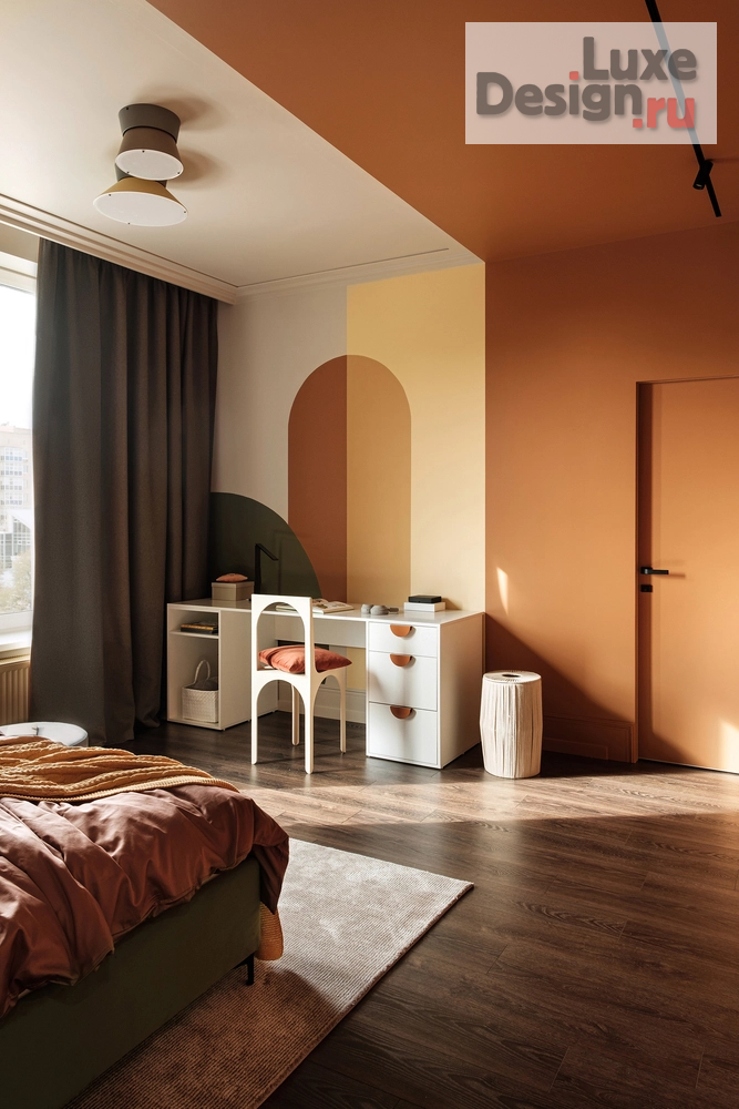 Дизайн интерьера четырехкомнатной квартиры "Дизайн интерьера четырехкомнатной квартиры "Интерьер в европейском стиле: пентхаус в центре Перми"" (фото 18)