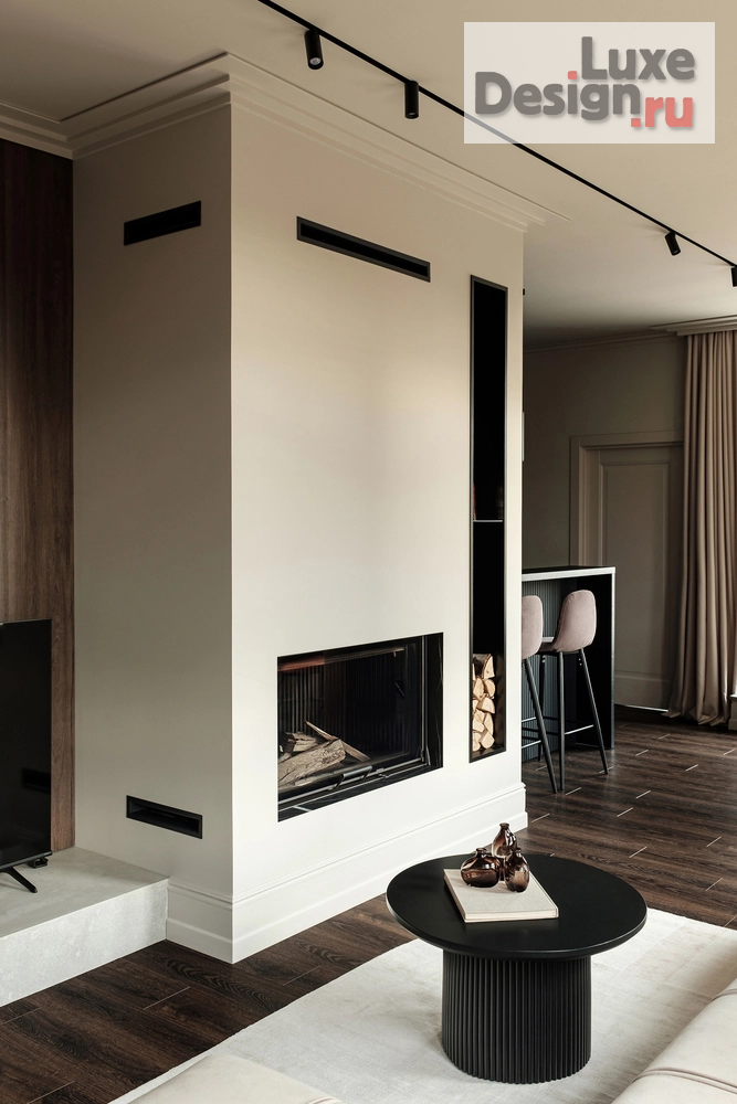 Дизайн интерьера четырехкомнатной квартиры "Дизайн интерьера четырехкомнатной квартиры "Интерьер в европейском стиле: пентхаус в центре Перми"" (фото 27)