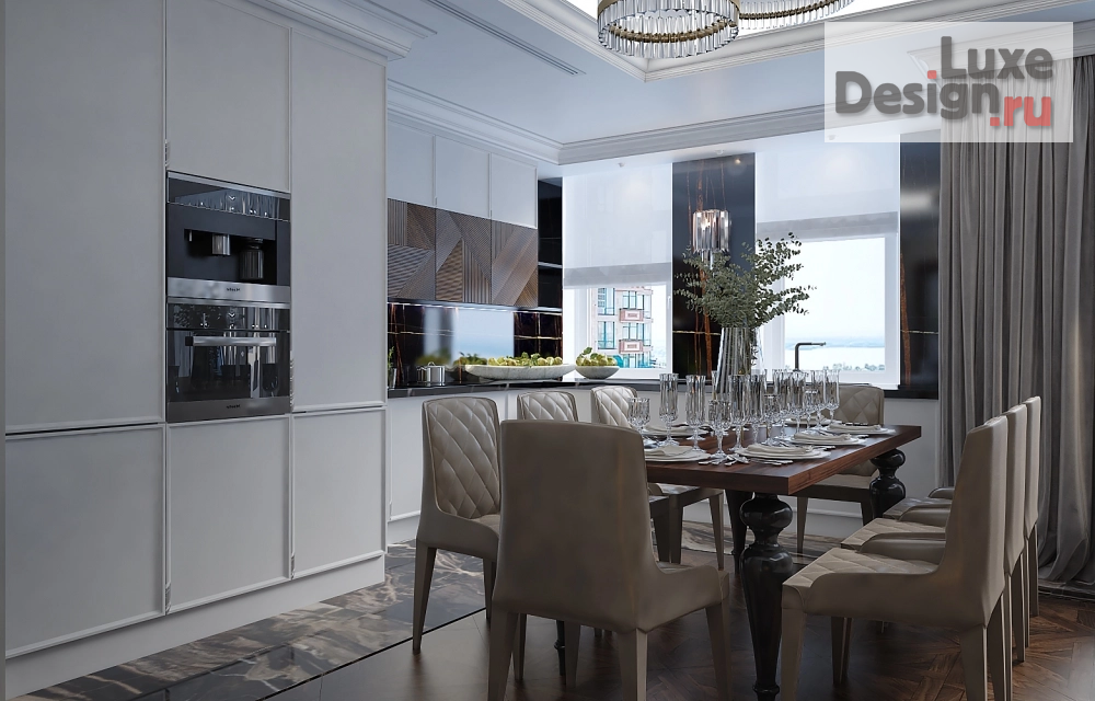 Дизайн интерьера гостиной "Гостинная в ЖК "Дом на Тишинке"" (фото 6)