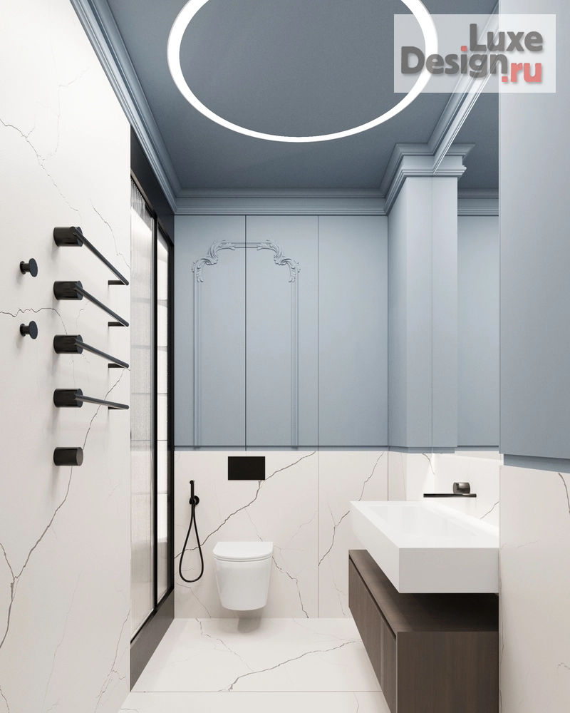 Дизайн интерьера квартиры "Квартира 120м2 на Фрунзенской Набережной" (фото 23)