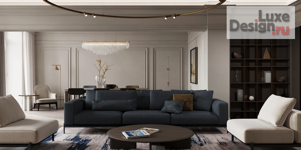 Дизайн интерьера квартиры "Квартира 120м2 на Фрунзенской Набережной" (фото 4)