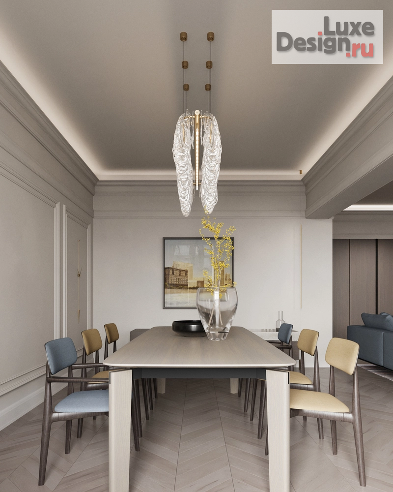 Дизайн интерьера квартиры "Квартира 120м2 на Фрунзенской Набережной" (фото 6)