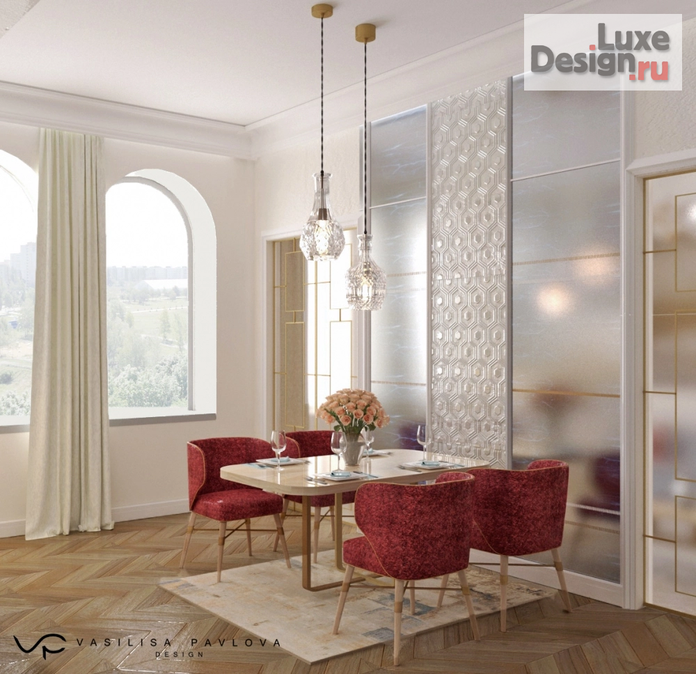 Дизайн интерьера четырехкомнатной квартиры "Роскошь тихого центра" (фото 3)