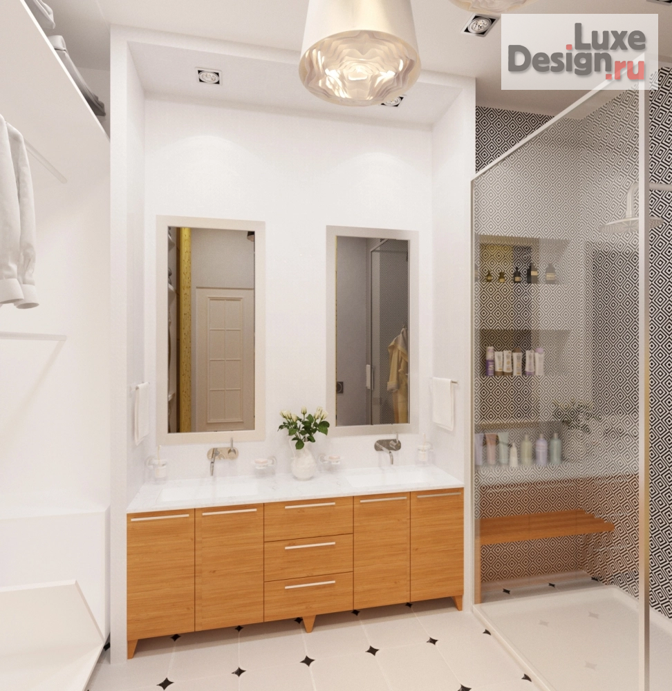 Дизайн интерьера трехкомнатной квартиры " Легкость одуванчиков" (фото 21)