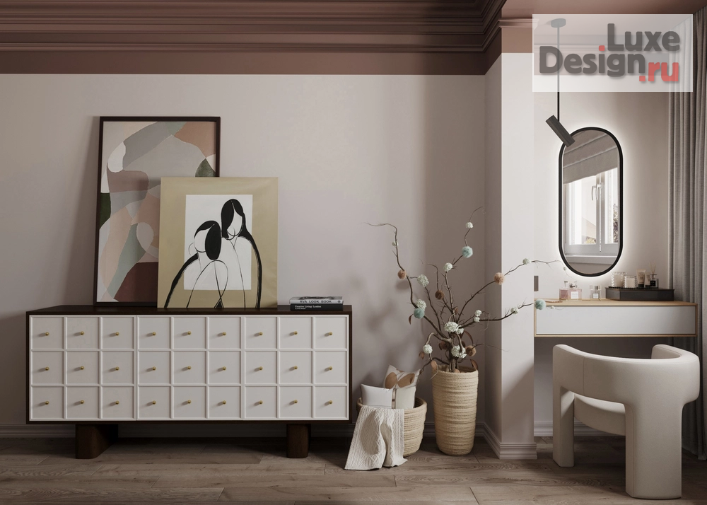 Дизайн интерьера однокомнатной квартиры "Проект спальни" (фото 5)