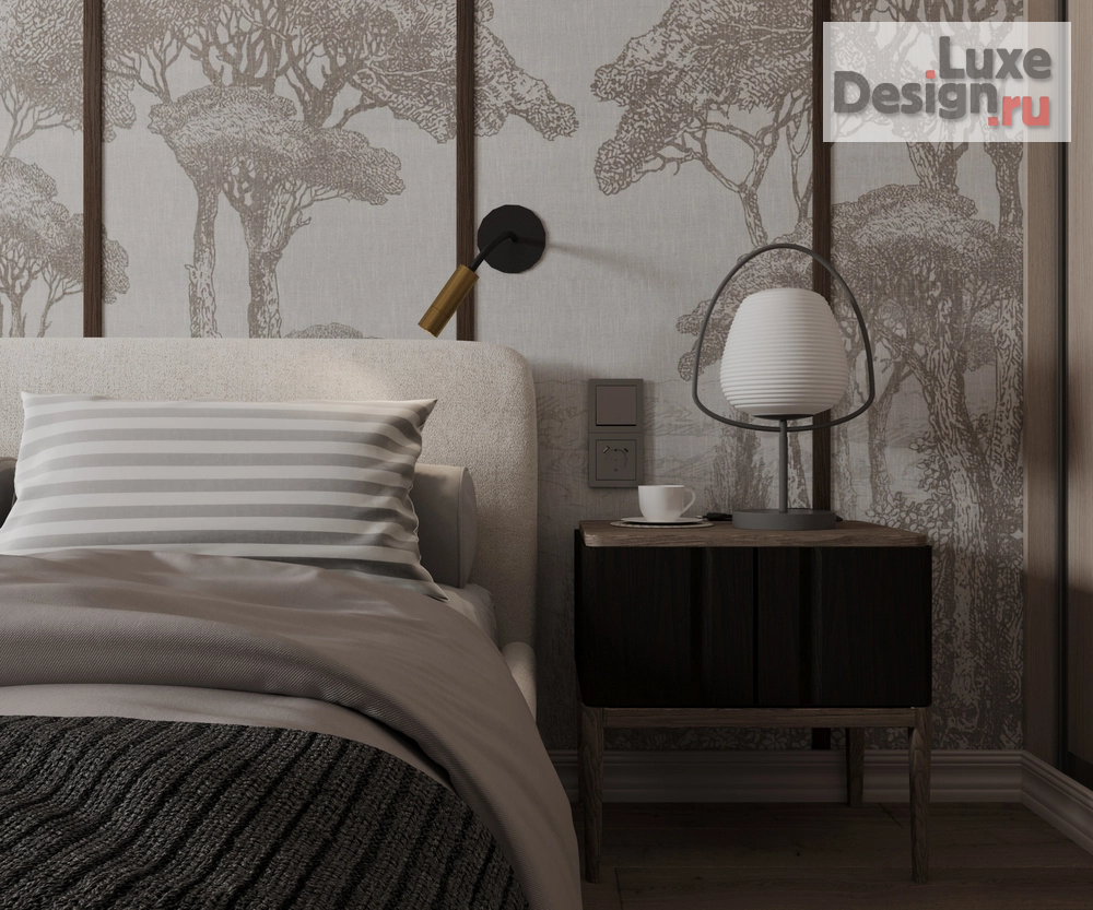 Дизайн интерьера однокомнатной квартиры "Проект спальни" (фото 4)