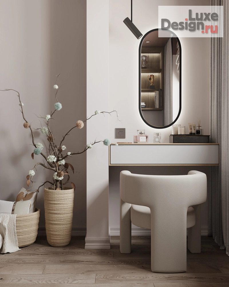 Дизайн интерьера однокомнатной квартиры "Проект спальни" (фото 8)