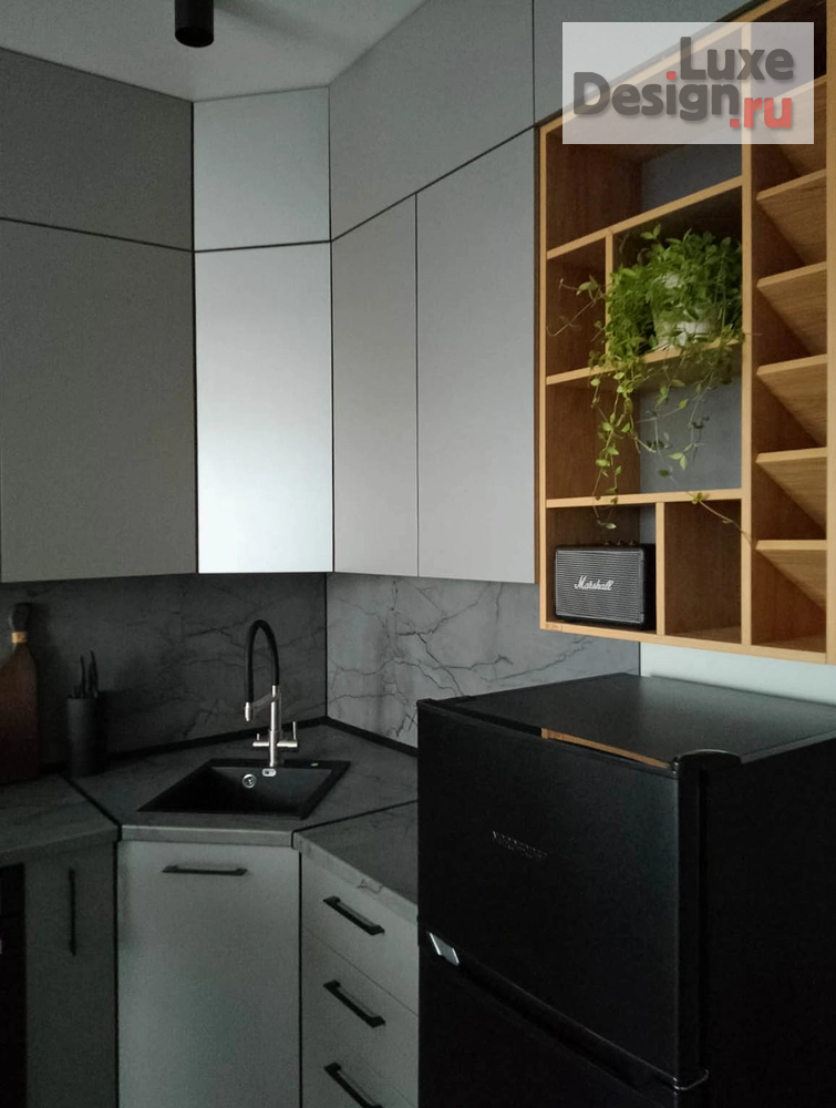 Дизайн интерьера квартиры студии "ЖК DOM SMILE" (фото 10) от дизайнера Svetlana Kirillova Дизайн интерьера квартиры студии "ЖК DOM SMILE" (фото 10)