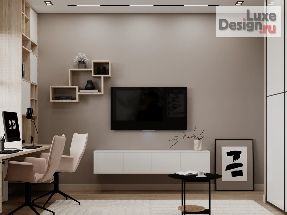 Дизайн интерьера однокомнатной квартиры "ЖК Михалковский" (фото 2)