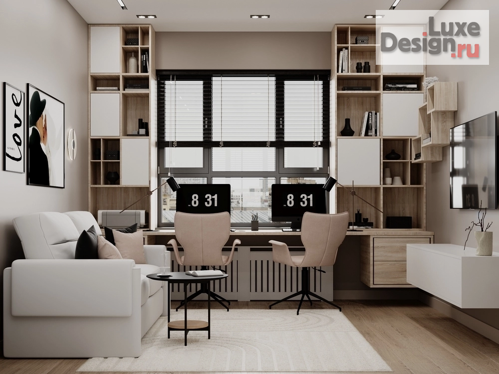 Дизайн интерьера однокомнатной квартиры "ЖК Михалковский" (фото 3)