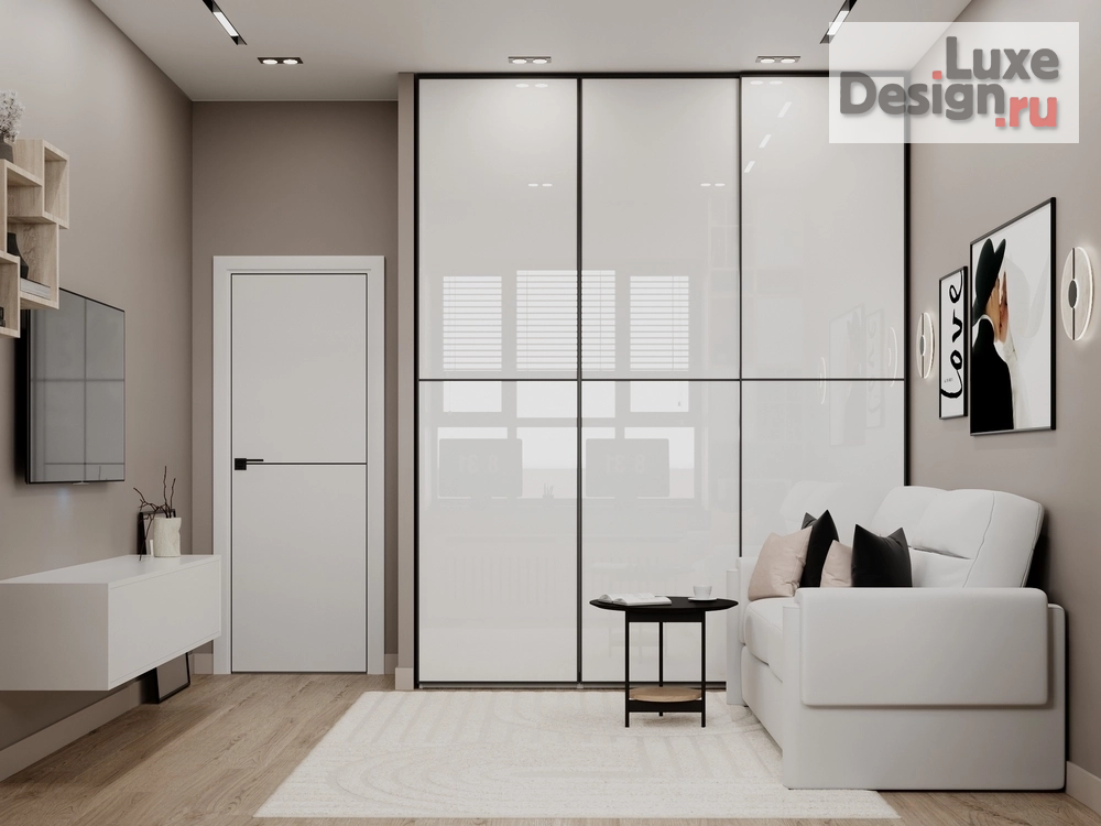 Дизайн интерьера однокомнатной квартиры "ЖК Михалковский" (фото 4)