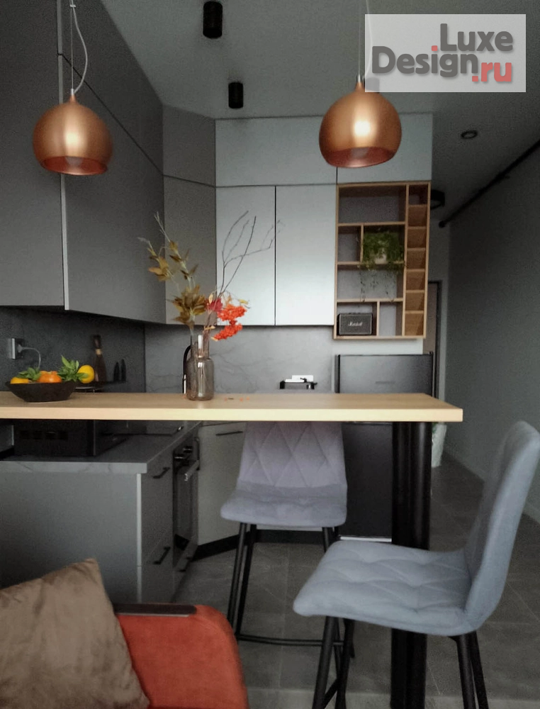 Дизайн интерьера квартиры студии "ЖК DOM SMILE" (фото 4) от дизайнера Svetlana Kirillova Дизайн интерьера квартиры студии "ЖК DOM SMILE" (фото 4)