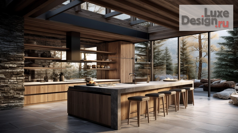 Дизайн интерьера загородного дома "Современный деревянный дом" (фото 10)