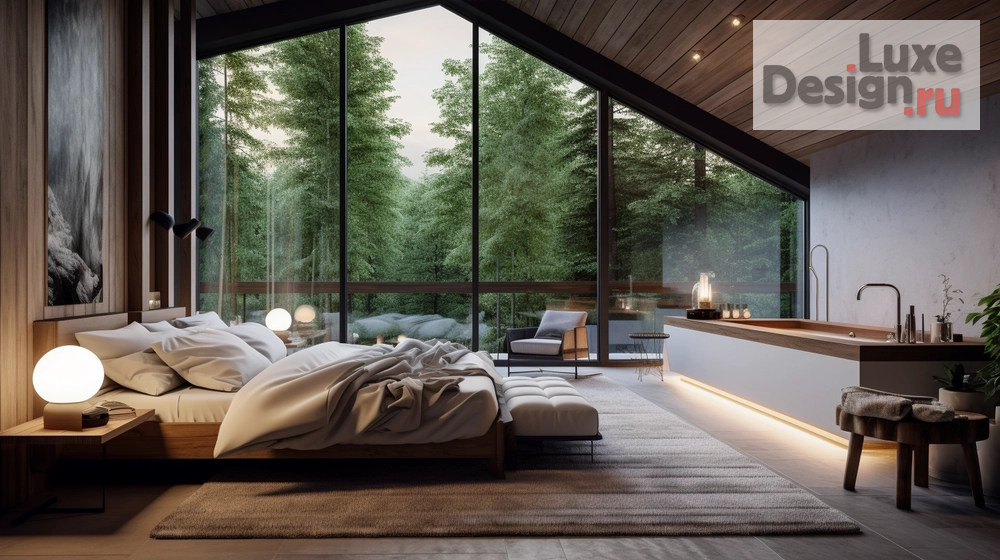 Дизайн интерьера загородного дома "Современный деревянный дом" (фото 15)