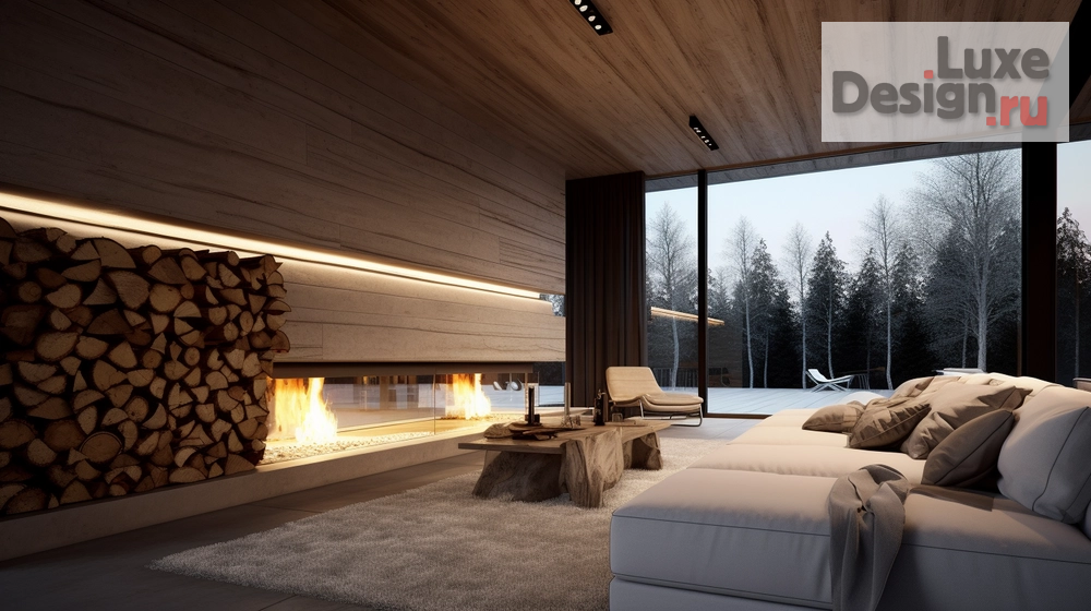 Дизайн интерьера загородного дома "Современный деревянный дом" (фото 5)