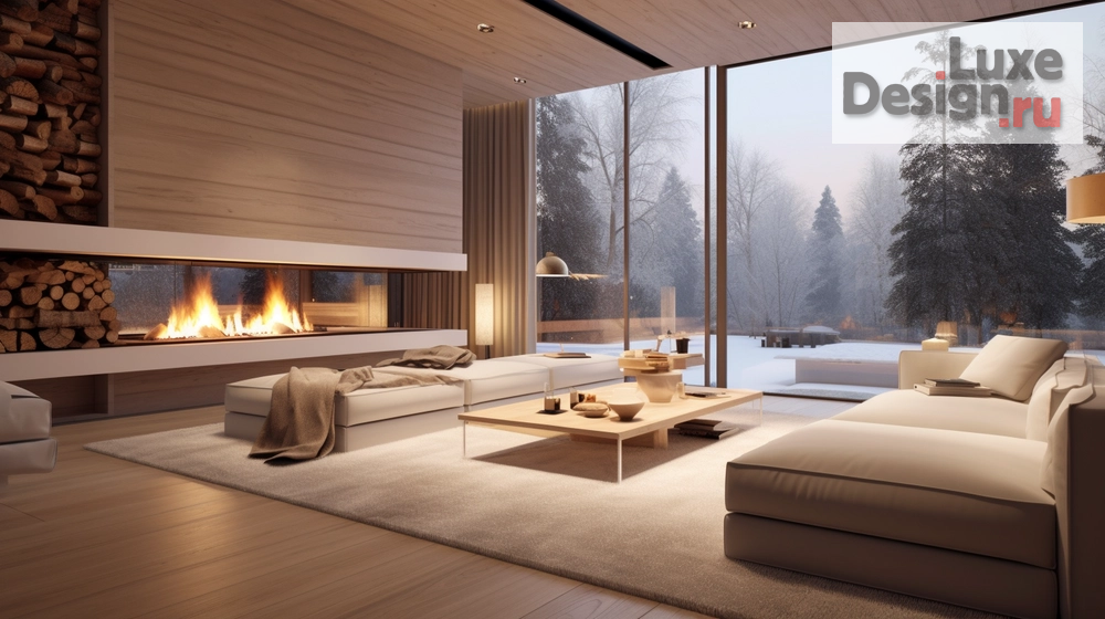 Дизайн интерьера загородного дома "Современный деревянный дом" (фото 6)