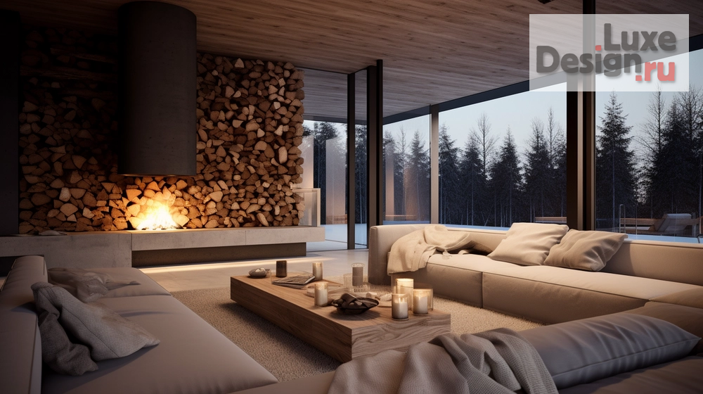 Дизайн интерьера загородного дома "Современный деревянный дом" (фото 9)