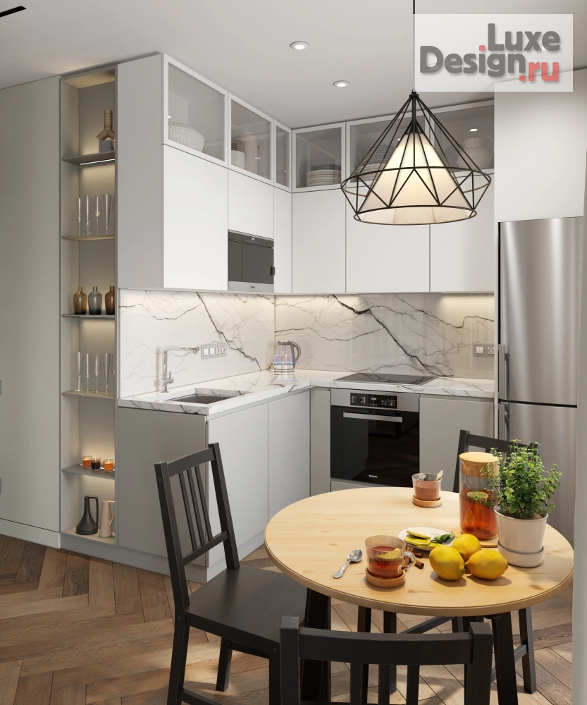 Дизайн интерьера однокомнатной квартиры "Однушка 40 м кв" (фото 13)