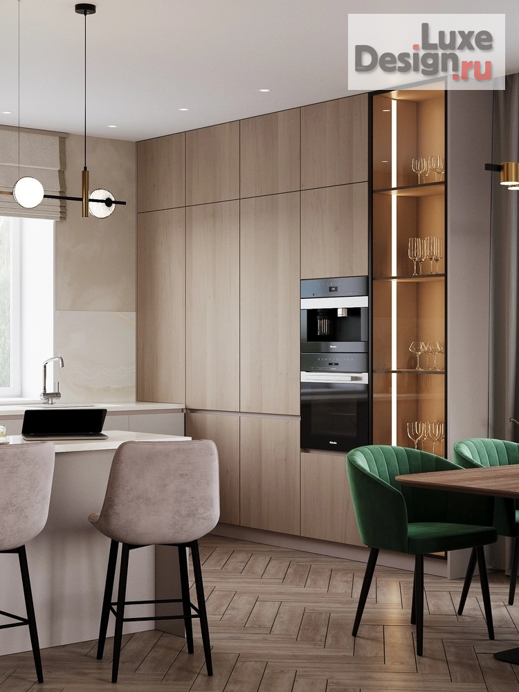 Дизайн интерьера частного дома "дом Аквамарин" (фото 10)