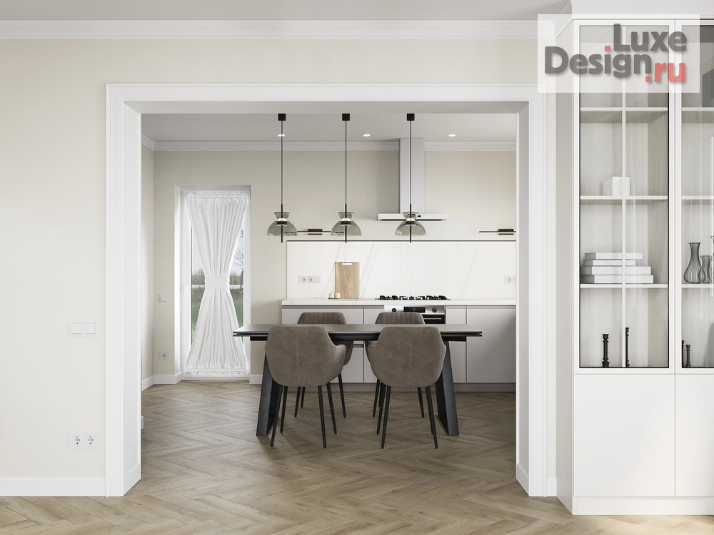 Дизайн интерьера загородного дома "Частный дом "Родовое гнездо"" (фото 1)