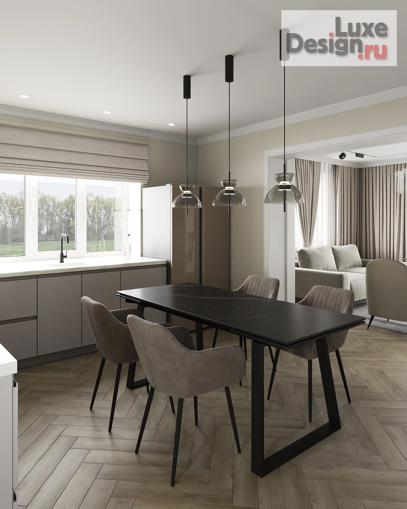 Дизайн интерьера загородного дома "Частный дом "Родовое гнездо"" (фото 4)