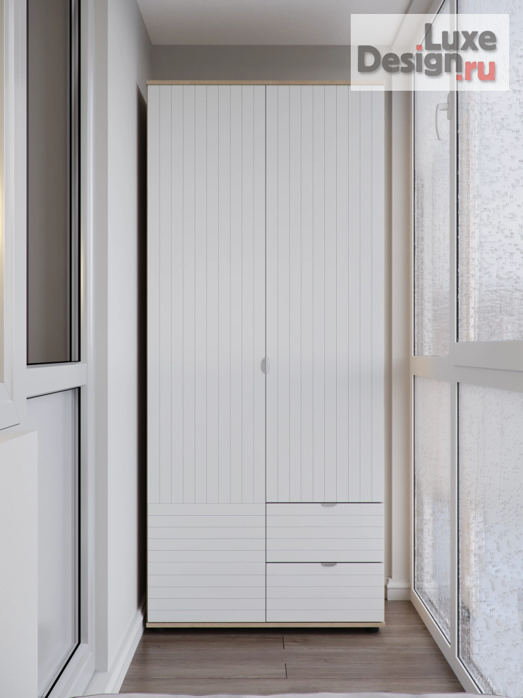 Дизайн интерьера трехкомнатной квартиры "ЖК Академик, балкон" (фото 2)