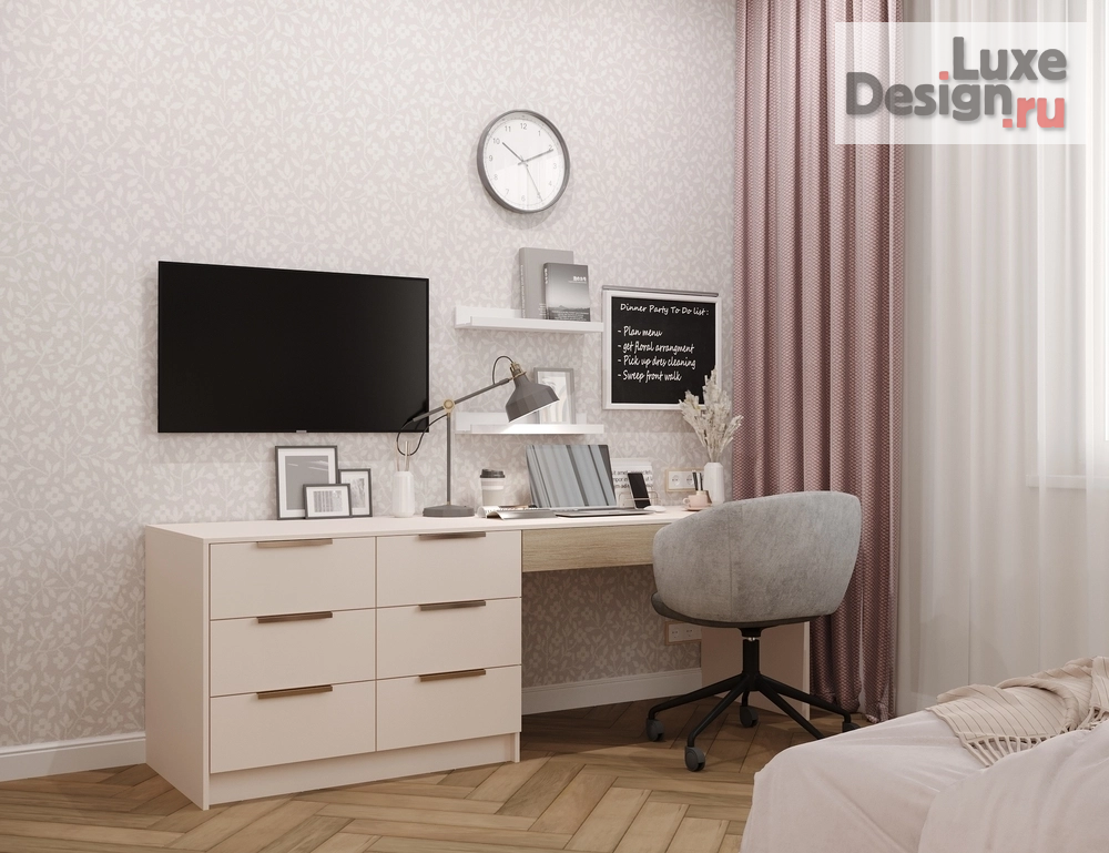 Дизайн интерьера частного дома "Загородный дом площадью 123 кв.м. Детская." (фото 2)