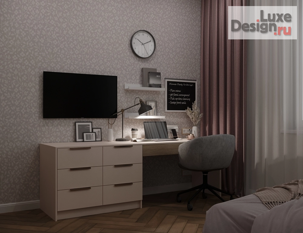 Дизайн интерьера частного дома "Загородный дом площадью 123 кв.м. Детская." (фото 1)