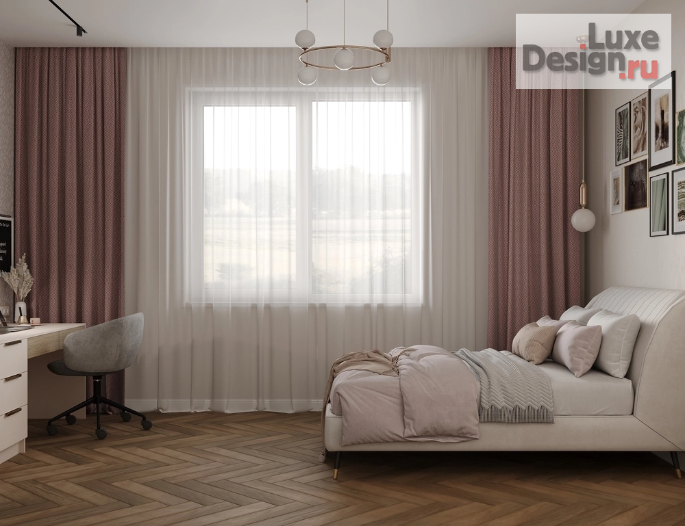 Дизайн интерьера частного дома "Загородный дом площадью 123 кв.м. Детская." (фото 8)