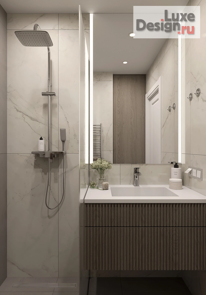 Дизайн интерьера квартиры "ЖК Метропарк" (фото 2)