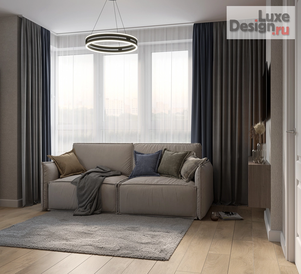 Дизайн интерьера квартиры "ЖК Метропарк" (фото 7)