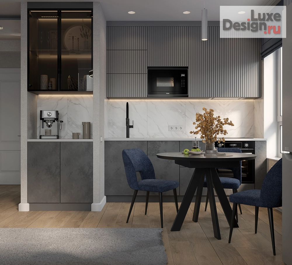 Дизайн интерьера квартиры "ЖК Метропарк" (фото 1)