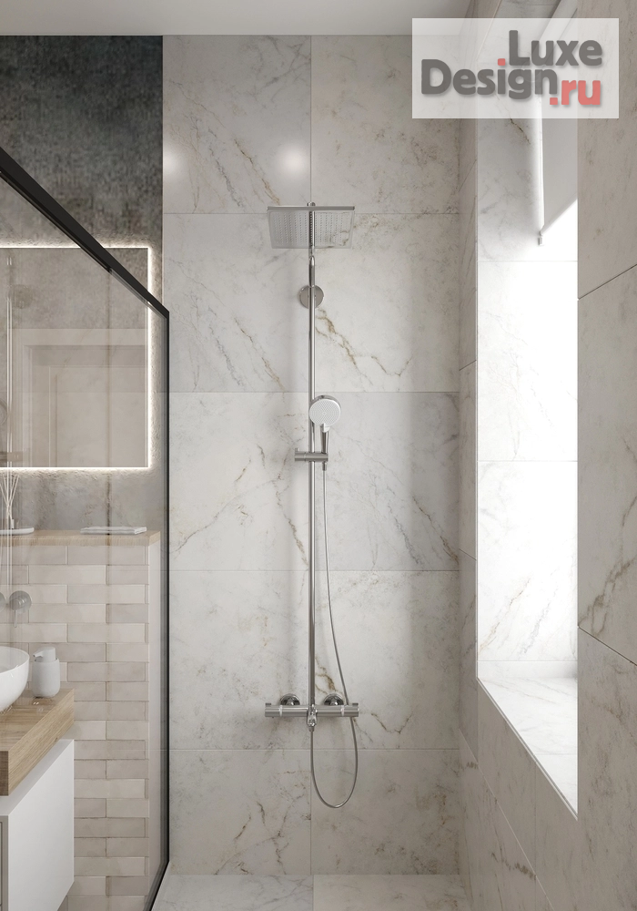 Дизайн интерьера частного дома "Загородный дом площадью 123 кв.м. Санузел и ванная." (фото 11)