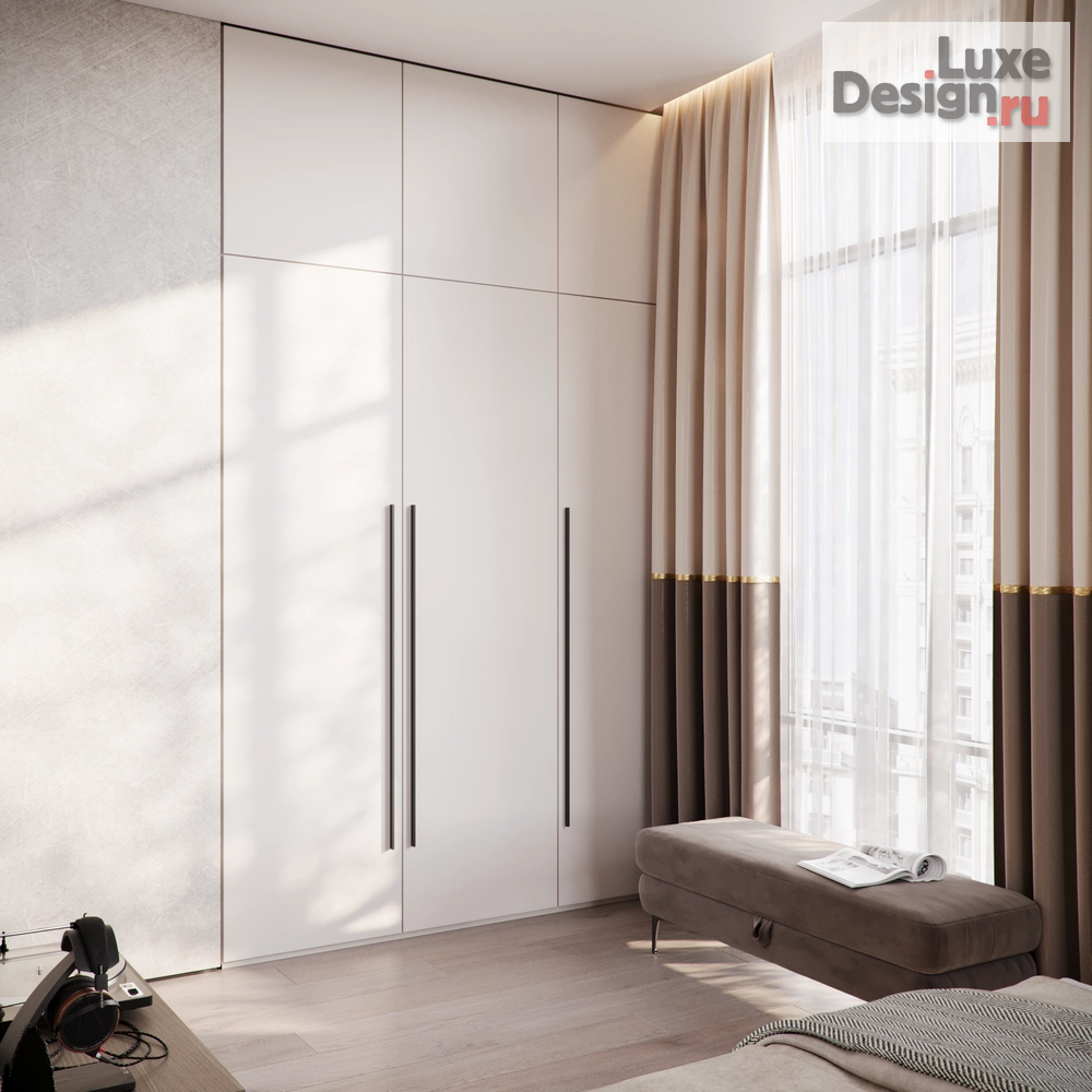 Дизайн интерьера трехкомнатной квартиры "ЖК олимпийский городок" (фото 26)