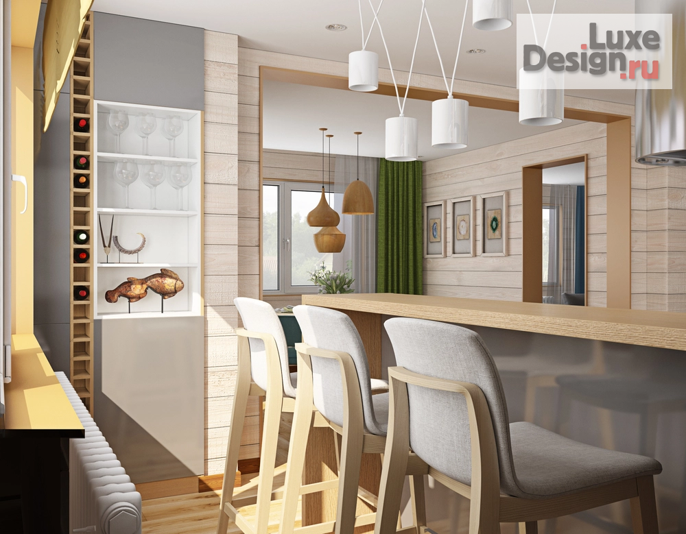 Дизайн интерьера частного дома "Дом у Ладожского озера" (фото 2)