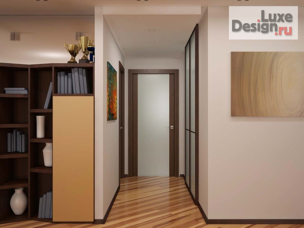 Дизайн интерьера трехкомнатной квартиры "Яркая квартира для северян" (фото 2)