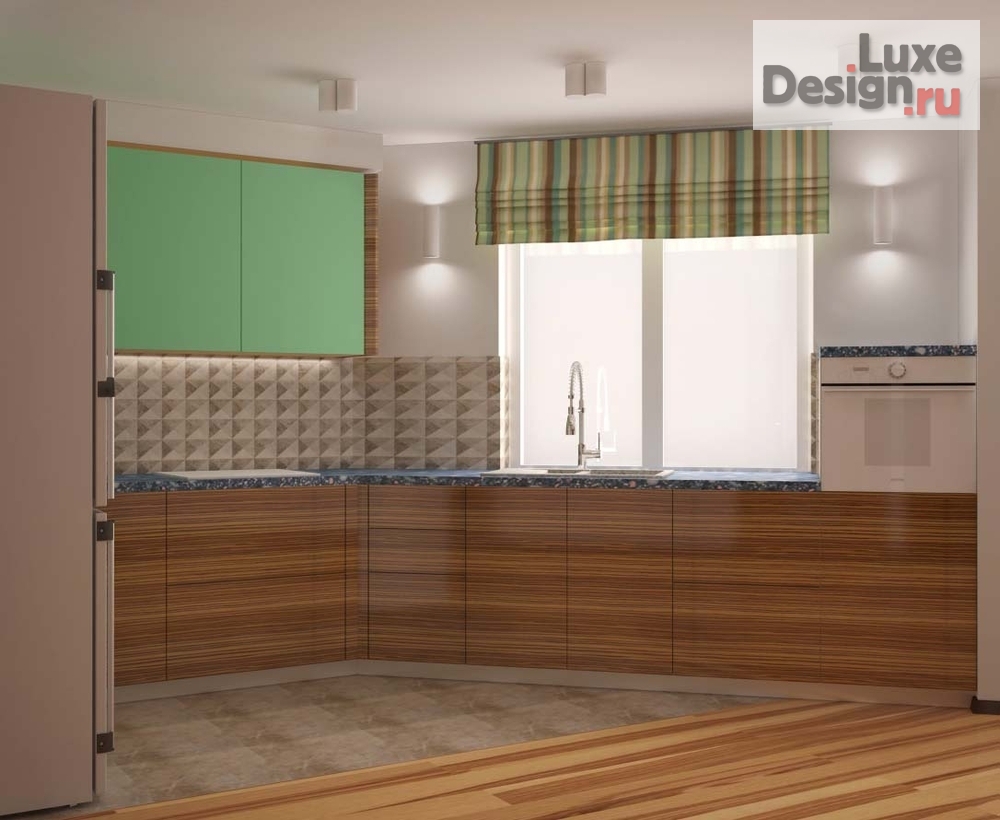 Дизайн интерьера трехкомнатной квартиры "Яркая квартира для северян" (фото 7)