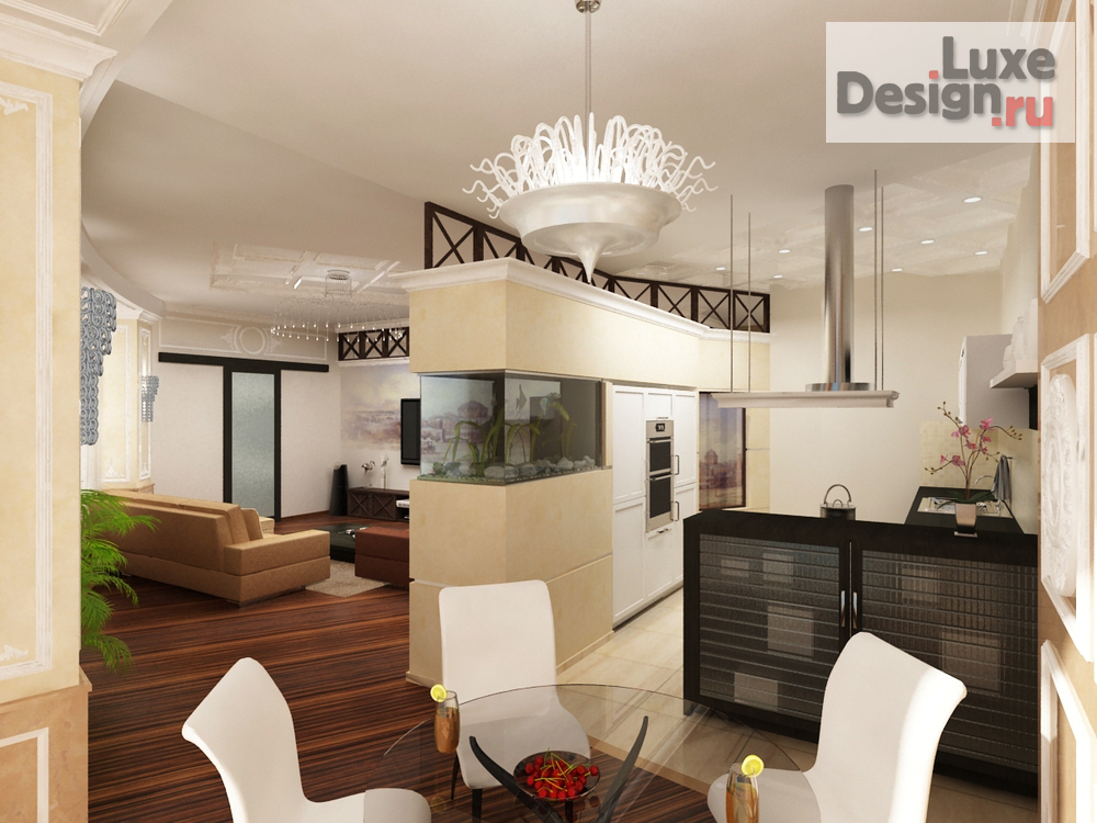 Дизайн интерьера трехкомнатной квартиры "Квартира на Никонова" (фото 9)