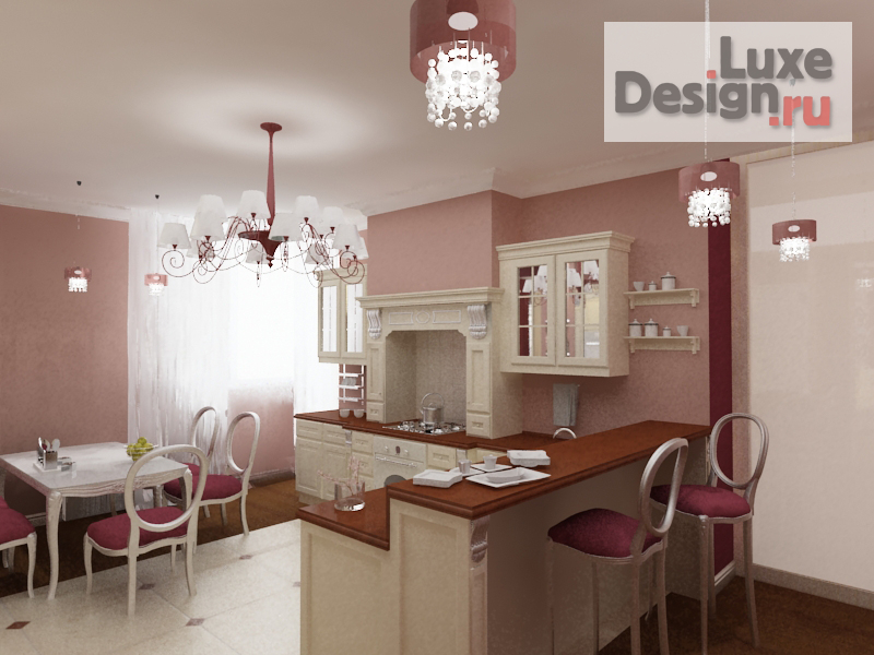 Дизайн интерьера трехкомнатной квартиры "Классическая квартира в Екатеринбурге" (фото 9)